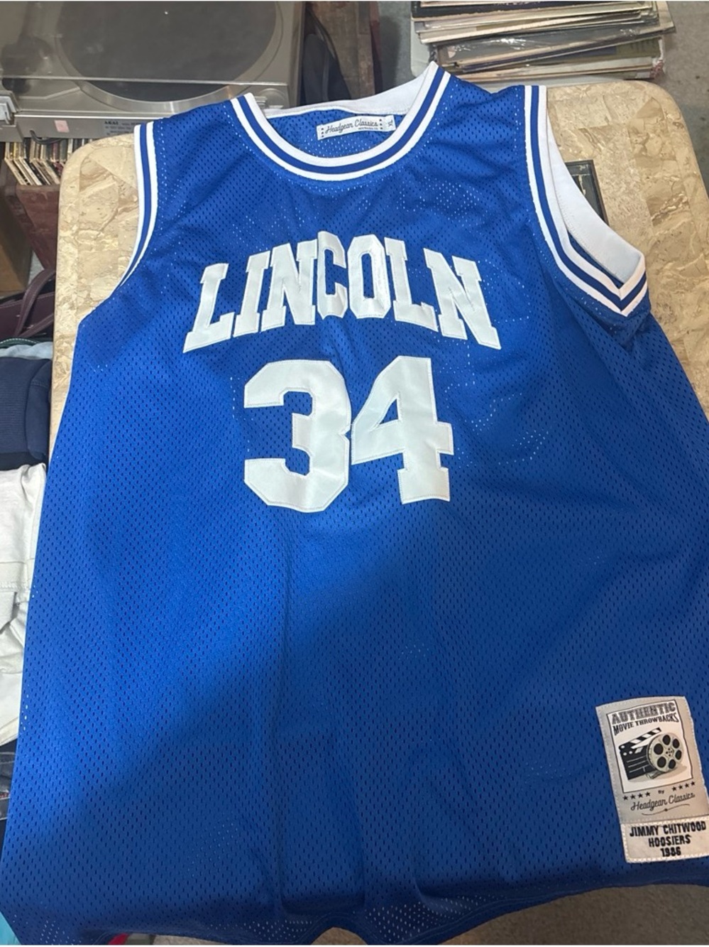 Jesus Shuttlesworth He Got Game 34 Blue Basketball Jersey - Classic Team Tank